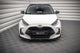 Spoiler Maxton Design versiunea 1 pentru bara față a Toyota Yaris MK4 (2019+), negru lucios