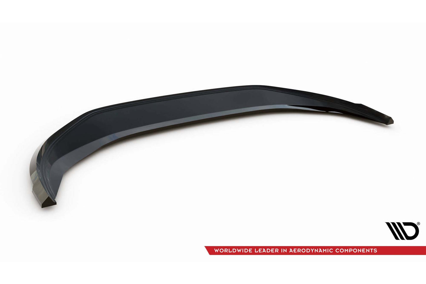 Spoiler Maxton Design versiunea 1 pentru bara fata a VW Passat B9 (dupa 2024), lac negru