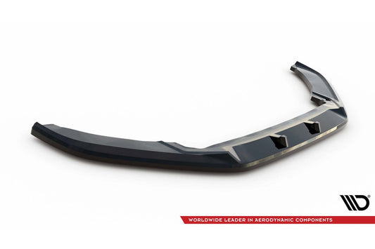 Spoiler bara fata Maxton Design versiunea 1 pentru Volkswagen Scirocco (2014-2017), lac negru