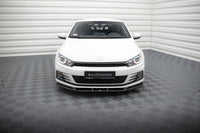 Spoiler bara fata Maxton Design versiunea 1 pentru Volkswagen Scirocco (2014-2017), lac negru
