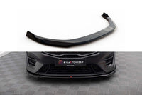 Spoiler Maxton Design versiunea 1 pentru bara fata GT a Kia Proceed, Ceed (2022+), negru lac