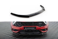 Spoiler Maxton Design versiunea 1 pentru bara față GT-Line Kia Sportage (2021+), negru lucios