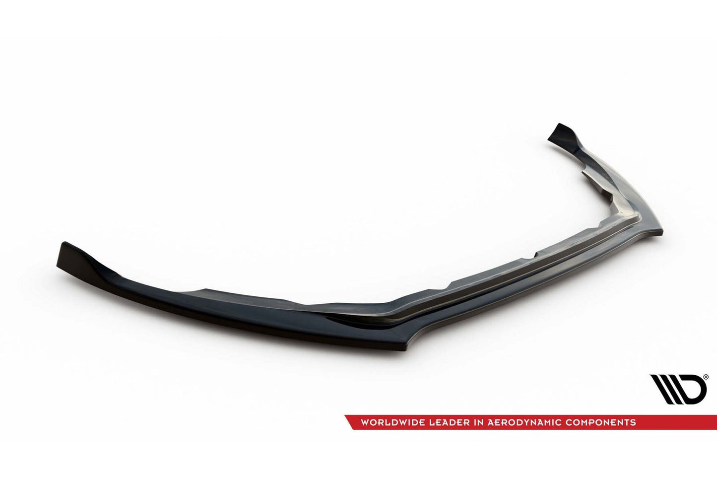 Spoiler Maxton Design versiunea 1 pentru bara faţă ST a Ford Fiesta (după 2021), negru lacuit