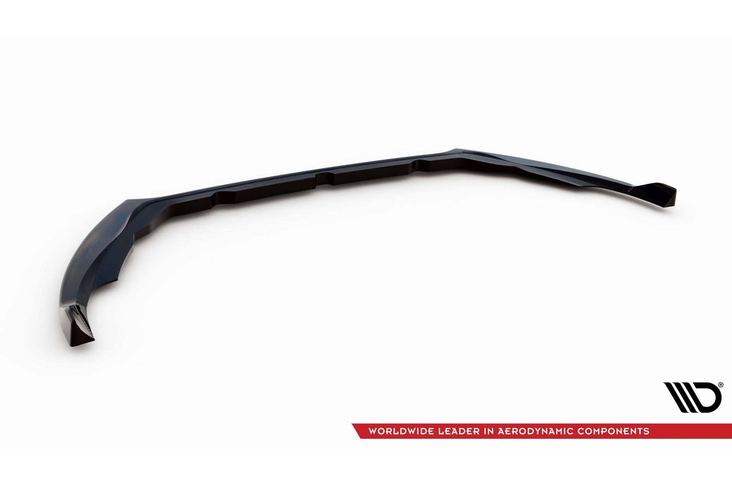 Spoiler Maxton Design versiunea 1 pentru bara faţă ST a Ford Fiesta (după 2021), negru lacuit