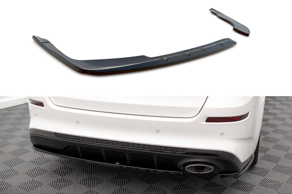 Maxton Design V1 spoiler spate pentru Kia Optima Mk4 (2018-2020), negru lucios