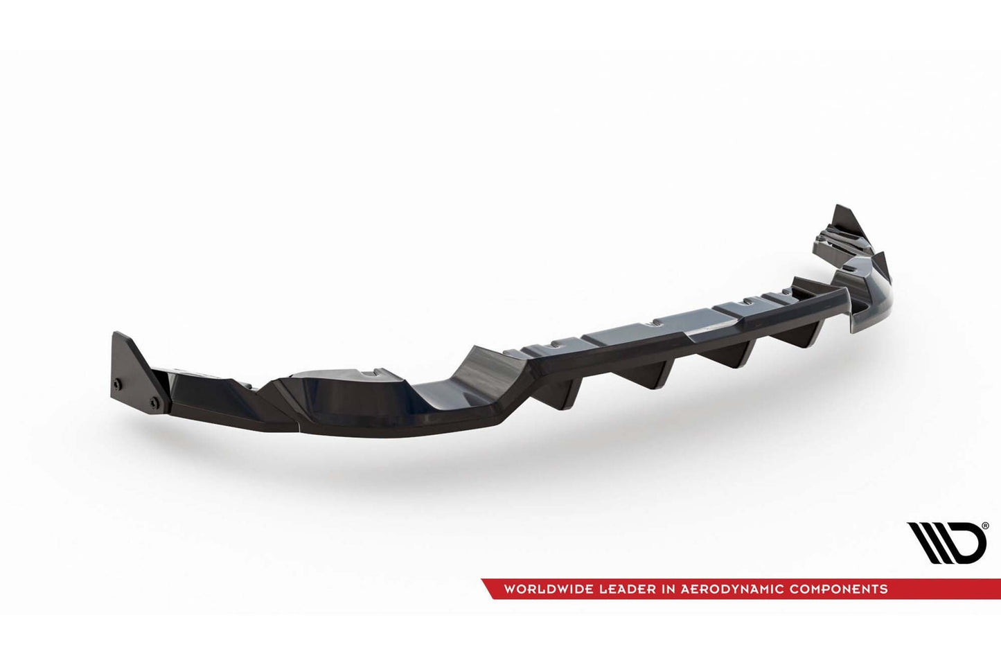 Spoiler Maxton Design versiunea 1 pentru bara spate Toyota GR86 (după 2021), negru lucios