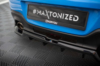 Spoiler Maxton Design versiunea 1 pentru bara spate Toyota GR86 (după 2021), negru lucios
