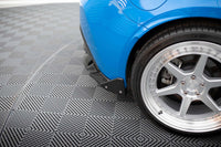 Spoiler Maxton Design versiunea 1 pentru bara spate Toyota GR86 (după 2021), negru lucios