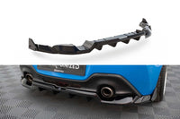 Spoiler Maxton Design versiunea 1 pentru bara spate Toyota GR86 (după 2021), negru lucios