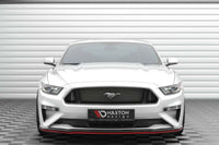 Maxton Design spoiler bara fata versiunea 2 pentru Ford Mustang (2017-2023), negru lucios