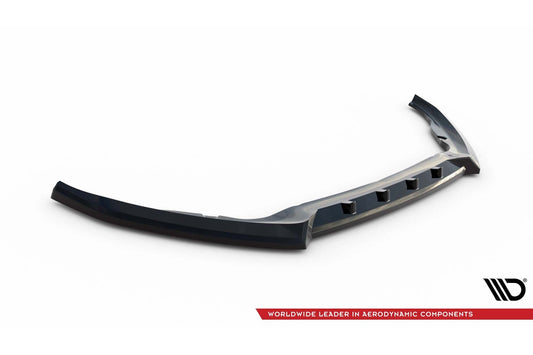 Maxton Design splitter versiunea 2 pentru bara fata Ford Transit Connect (2017-2023), negru lucios