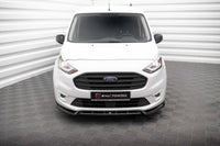 Maxton Design splitter versiunea 2 pentru bara fata Ford Transit Connect (2017-2023), negru lucios