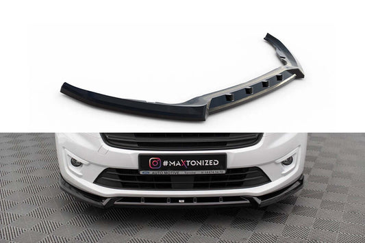Maxton Design splitter versiunea 2 pentru bara fata Ford Transit Connect (2017-2023), negru lucios