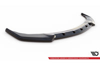 Maxton Design versiunea 2 spoiler bara fata pentru Infiniti Q50 S Mk1 (2013-2016), lac negru