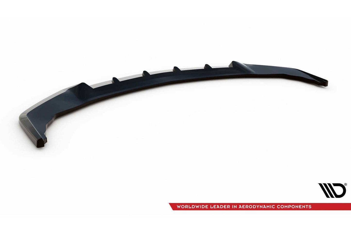 Maxton Design versiunea 2 spoiler bara fata pentru Infiniti Q50 S Mk1 (2013-2016), lac negru