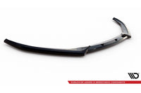 Spoiler Maxton Design versiunea 2 pentru bara fata a Jaguar XE R-Sport X760 (dupa 2015), negru lacuit
