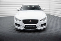 Spoiler Maxton Design versiunea 2 pentru bara fata a Jaguar XE R-Sport X760 (dupa 2015), negru lacuit