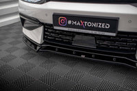 Maxton Design spoiler bară față versiunea 2 pentru Kia EV6 GT-Line MK1 (2021+), negru lucios