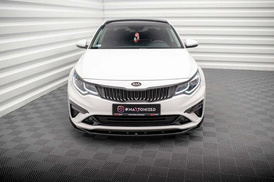 Maxton Design versiune 2 spoiler bara fata pentru Kia Optima Mk4 (2018-2020), culoare carbon