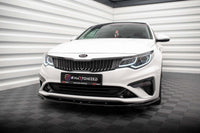 Maxton Design versiune 2 spoiler bară față pentru Kia Optima Mk4 (2018-2020), culoare carbon