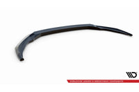 Spoiler Maxton Design versiunea 2 pentru bara fata a Skoda Octavia Sportline (dupa 2019), lac negru