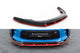 Maxton Design Front Splitter V2 for Toyota GR86 (2021 onwards), gloss black/red