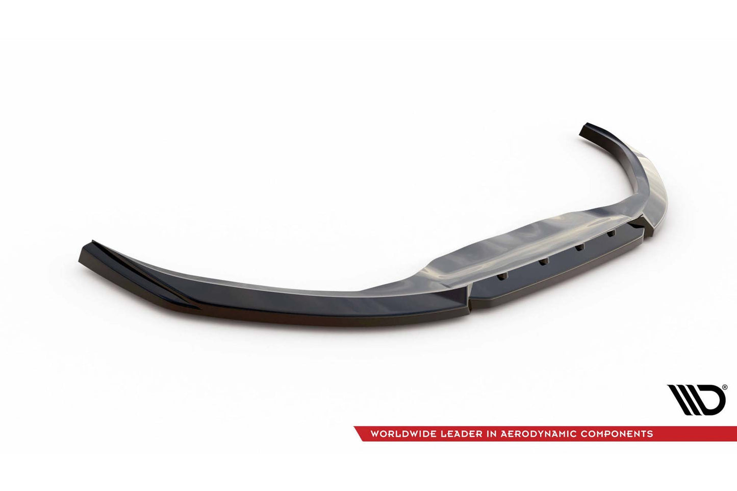 Spoiler bară față Maxton Design versiunea 2 pentru Toyota Yaris MK4 (2019+), negru mat