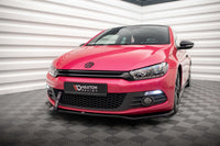 Spoiler Maxton Design versiunea 2 pentru bara fata a VW Scirocco MK3 (2008-2014), lac negru