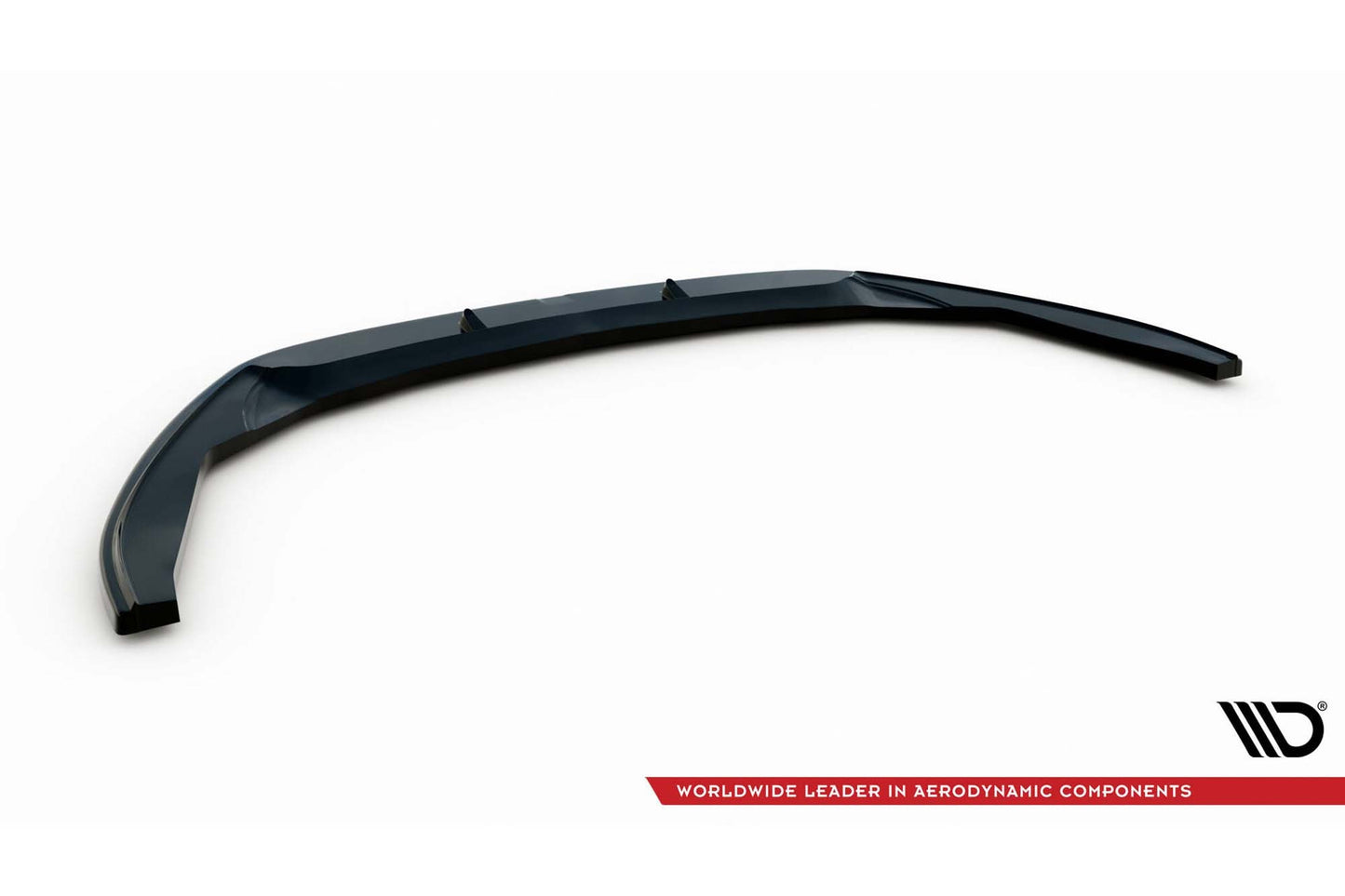 Spoiler Maxton Design versiunea 2 pentru bara fata a Volkswagen Passat B7 sedan, station wagon (2010-2014), lac negru