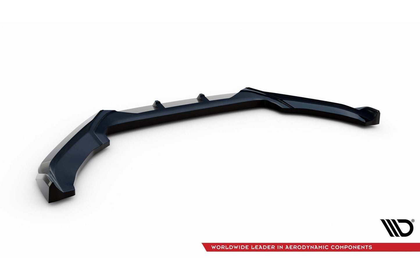 Spoiler Maxton Design versiunea 2 pentru bara fata Volkswagen Scirocco 2014-2017, lac negru