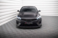 Spoiler Maxton Design versiunea 2 pentru bara fata GT a Kia Proceed, Ceed (2022+), negru lac
