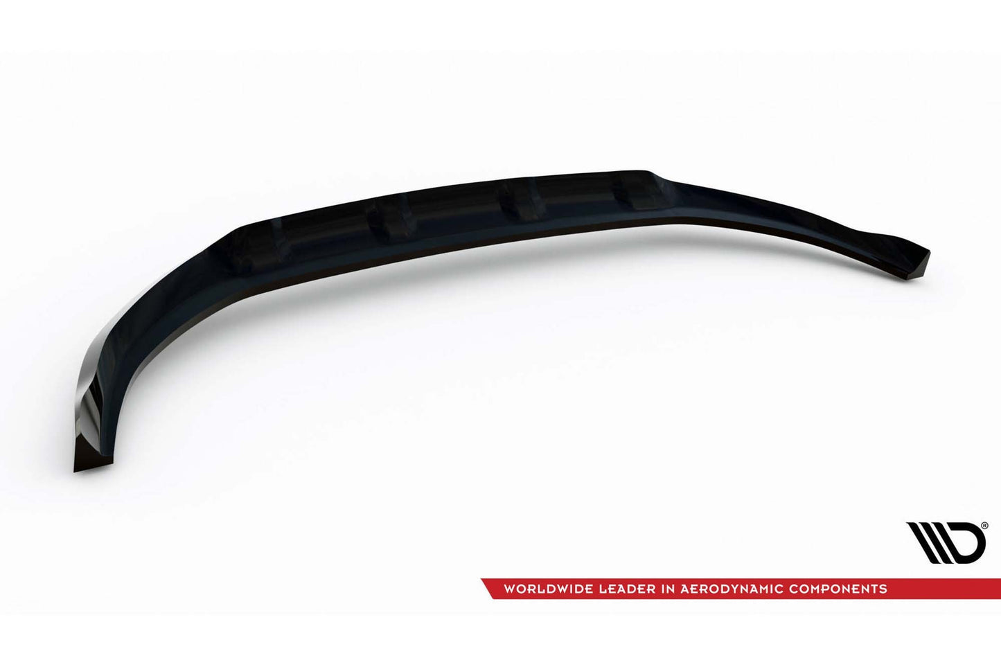 Maxton Design eleron bara față, versiunea 2, pentru Kia Sportage GT-Line (2021+), negru lucios