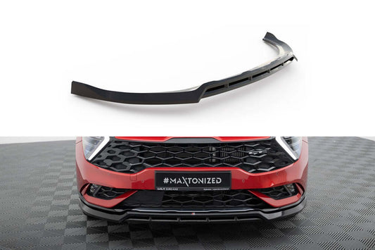 Maxton Design versiune 2 spoiler pentru bara fata GT-Line a Kia Sportage (2021+), lac negru