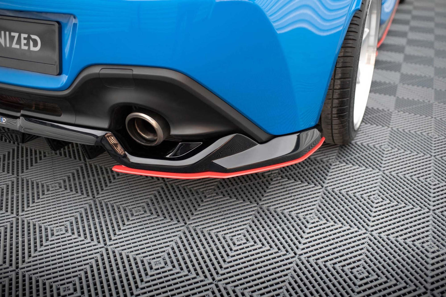 Spoiler pentru bara spate Maxton Design v.2 pentru Toyota GR86 (din 2021), negru lucios