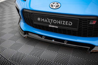 Spoiler pentru bara față Maxton Design versiunea 3 pentru Toyota GR86 (după 2021), lac negru