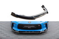 Spoiler pentru bara față Maxton Design versiunea 3 pentru Toyota GR86 (după 2021), lac negru