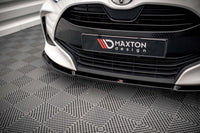 Spoiler Maxton Design V3 for Toyota Yaris MK4 (2019+) Front Bumper, Matt Black