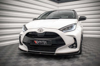 Spoiler Maxton Design V3 for Toyota Yaris MK4 (2019+) Front Bumper, Matt Black