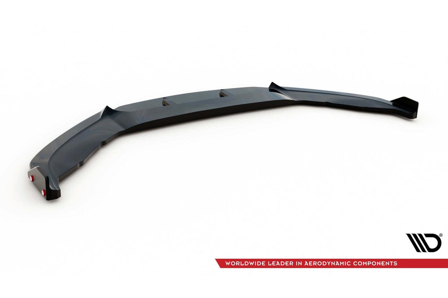 Spoiler bara fata Maxton Design versiunea 3 pentru Volkswagen Scirocco R (2008-2014), lac negru