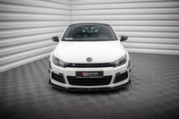 Spoiler bara fata Maxton Design versiunea 3 pentru Volkswagen Scirocco R (2008-2014), lac negru
