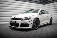 Spoiler bara fata Maxton Design versiunea 3 pentru Volkswagen Scirocco R (2008-2014), lac negru