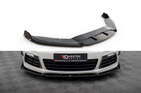 Spoiler bara fata Maxton Design versiunea 3 pentru Volkswagen Scirocco R (2008-2014), lac negru