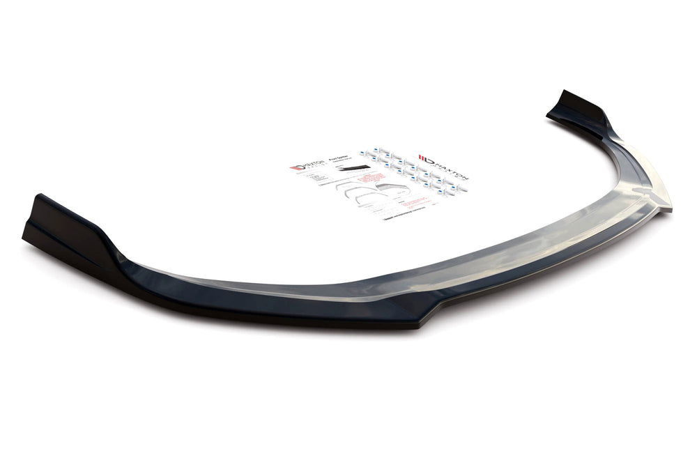 Splitter Maxton Design versiunea 3 pentru bara fata N-Line a Hyundai i30 hatchback, station wagon (2020-), culoare carbon