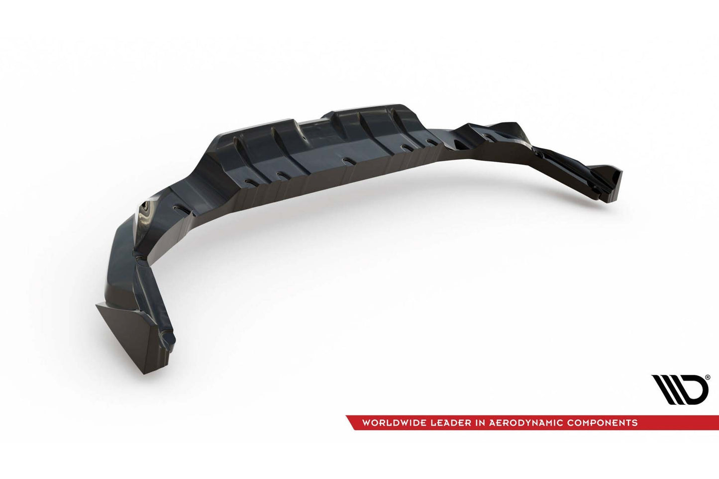 Spoiler Maxton Design versiunea 3 pentru bara spate Toyota GR86 (după 2021), negru lucios