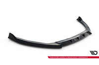 Splitter Maxton Design versiunea 6 pentru bara fata ST a Ford Focus (2015-2018), negru lucios
