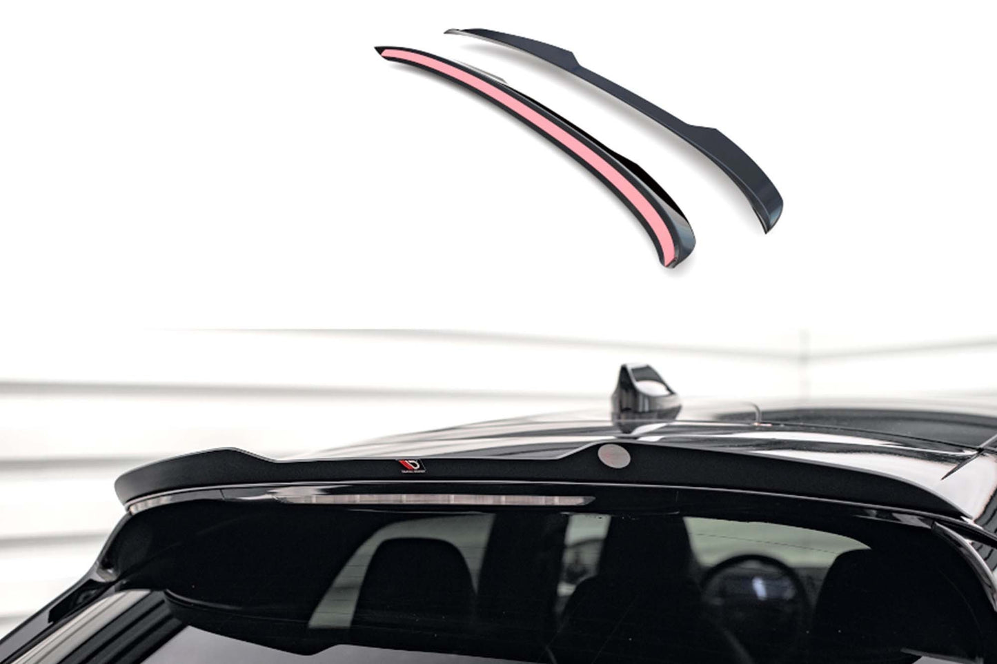Maxton Design spoiler portbagaj pentru Ford Mustang Mach-E MK1 dupa 2020, negru mat