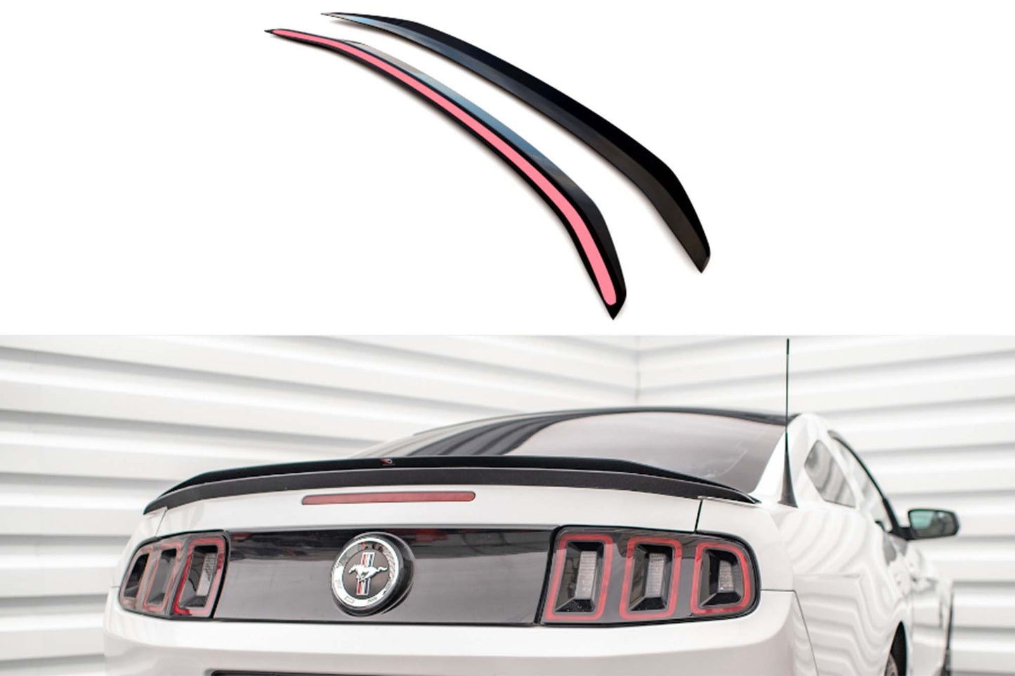 Spoiler portbagaj Maxton Design pentru Ford Mustang Mk5 (2009-2014), negru lucios
