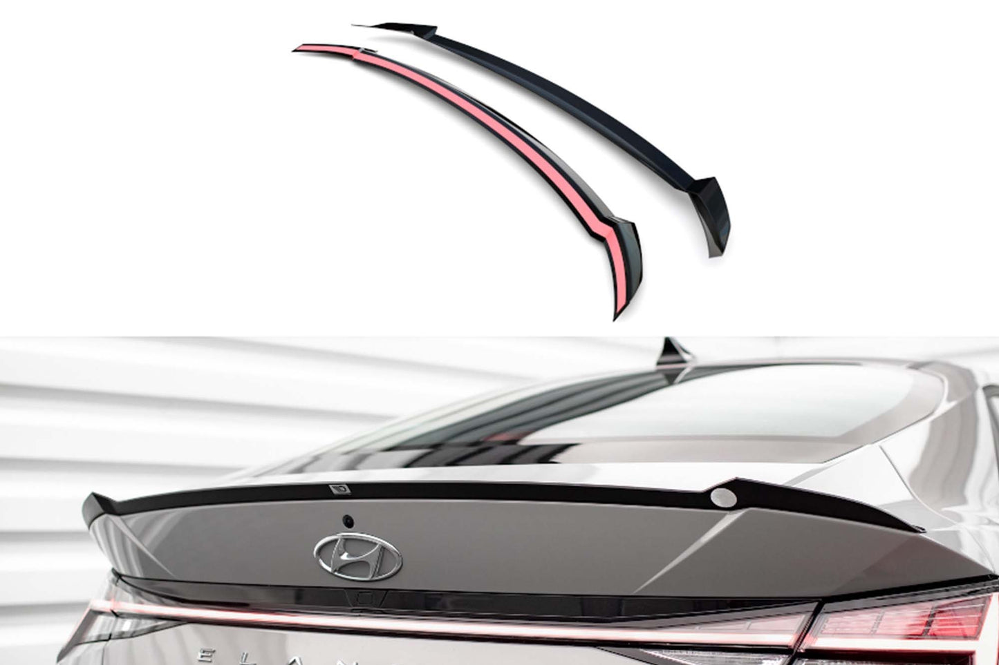 Maxton Design spoiler portbagaj pentru Hyundai Elantra Mk7 (2020-2023), culoare carbon