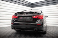 Maxton Design spoiler portbagaj pentru Infiniti Q50 S Mk1 (2013-2016), negru mat