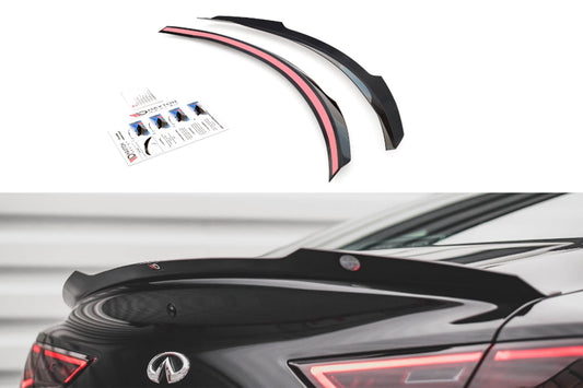 Maxton Design spoiler portbagaj pentru Infiniti Q60 S (dupa 2017), culoare carbon
